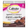 Caltrate with Vitamin D Soft Chews, Chocolate - 60 Tablets